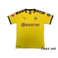 Photo2: Borussia Dortmund 2019-2020 Home Shirts and shorts Set #11 Reus 110th Anniversary Bundesliga Patch/Badge (2)