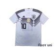 Photo2: Germany 2018 Home Shirts and shorts Set #10 Özil (2)
