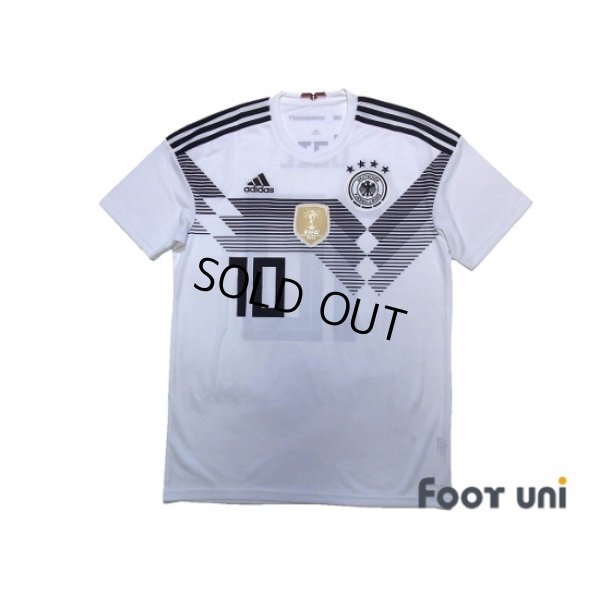 Photo2: Germany 2018 Home Shirts and shorts Set #10 Özil