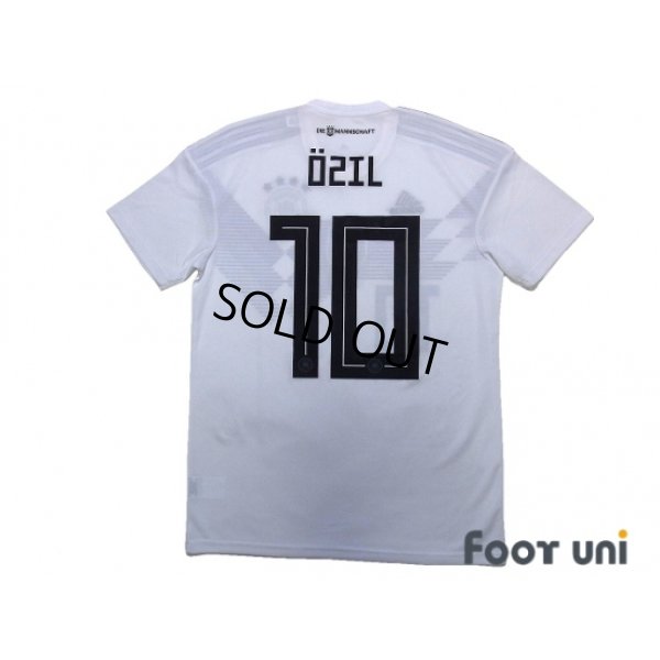 Photo3: Germany 2018 Home Shirts and shorts Set #10 Özil