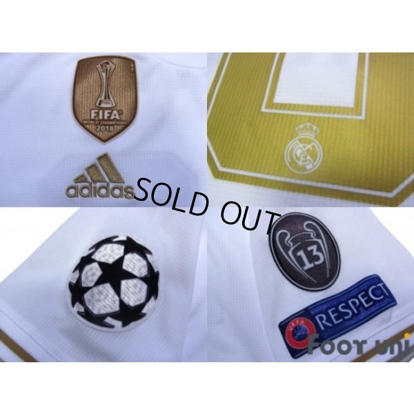 Photo7: Real Madrid 2019-2020 Home Shirt #26 Kubo Champions League Patch/Badge