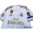 Photo3: Real Madrid 2019-2020 Home Shirt #26 Kubo Champions League Patch/Badge