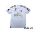 Photo1: Real Madrid 2019-2020 Home Shirt #26 Kubo Champions League Patch/Badge (1)