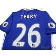 Photo4: Chelsea 2016-2017 Home Shirt #26 John Terry Premier League Patch/Badge