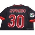 Photo4: AC Milan 1997-1998 3rd Shirt #30 Leonardo Lega Calcio Patch/Badge