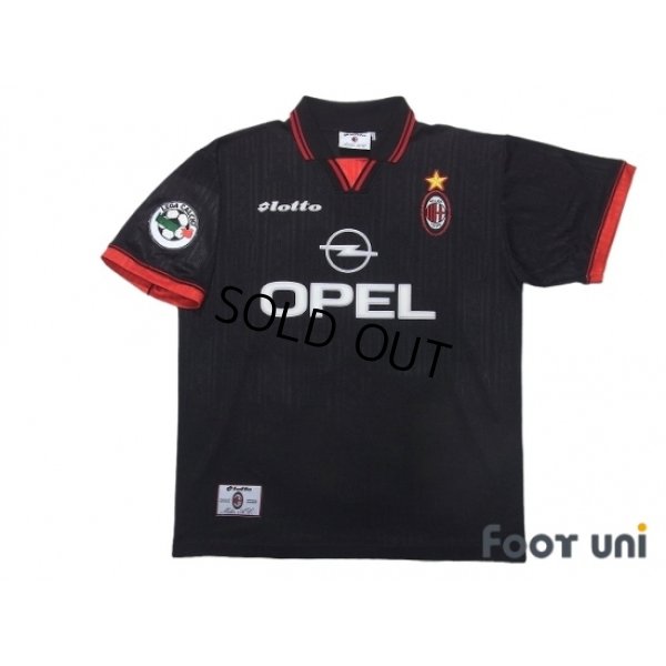 Photo1: AC Milan 1997-1998 3rd Shirt #30 Leonardo Lega Calcio Patch/Badge
