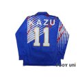 Photo2: Japan 1993 Home Long Sleeve Shirt #11 Kazu (2)