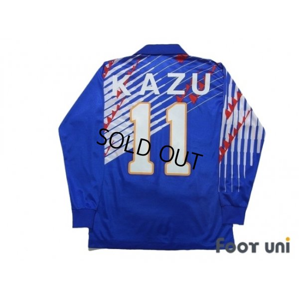 Photo2: Japan 1993 Home Long Sleeve Shirt #11 Kazu