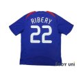 Photo2: France Euro 2008 Home Shirt #22 Ribery (2)