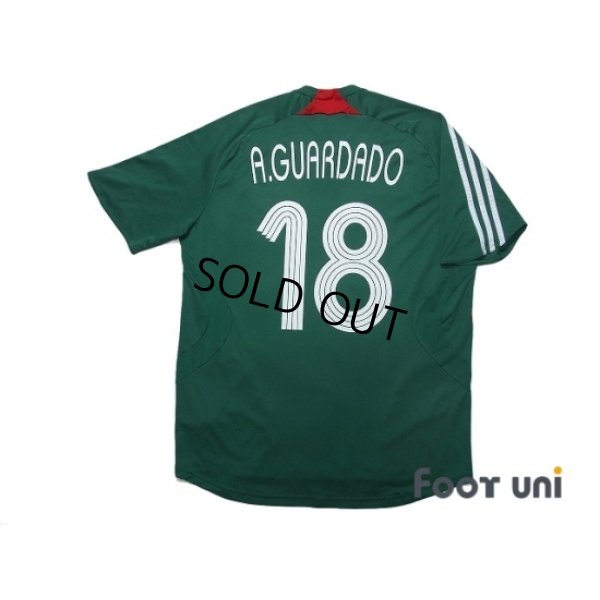 Photo2: Mexico 2007-2008 Home Shirt #18 Andres Guardado