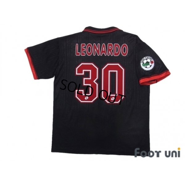 Photo2: AC Milan 1997-1998 3rd Shirt #30 Leonardo Lega Calcio Patch/Badge