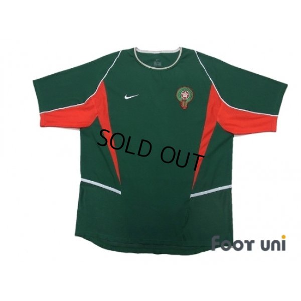 Photo1: Morocco 2002-2004 Home Shirt