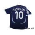 Photo2: Argentina 2006 Away Shirt #10 Riquelme FIFA World Cup Germany 2006 Patch/Badge (2)