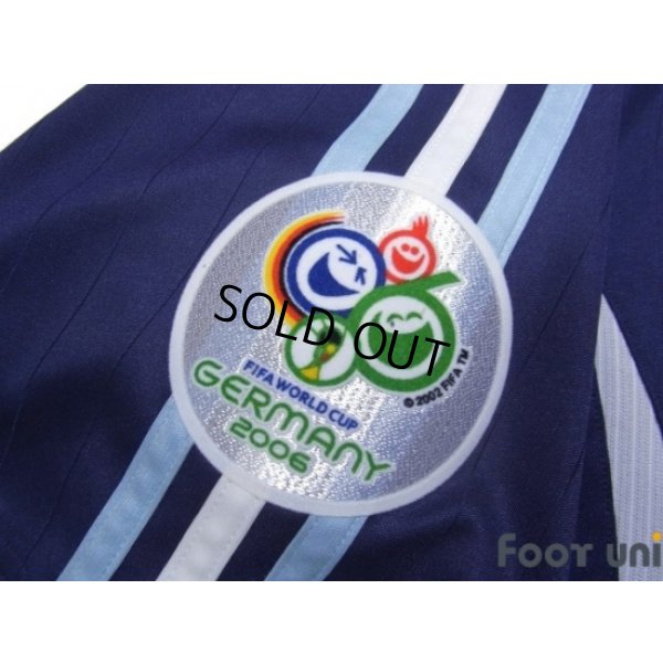 Photo7: Argentina 2006 Away Shirt #10 Riquelme FIFA World Cup Germany 2006 Patch/Badge