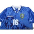 Photo3: Brazil 1995 Away Shirt #16 Leonardo