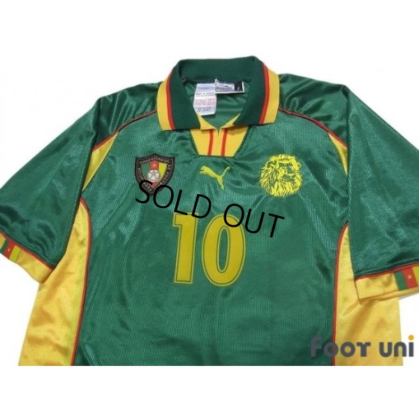 Photo3: Cameroon 1998 Home Shirt #10 Mboma