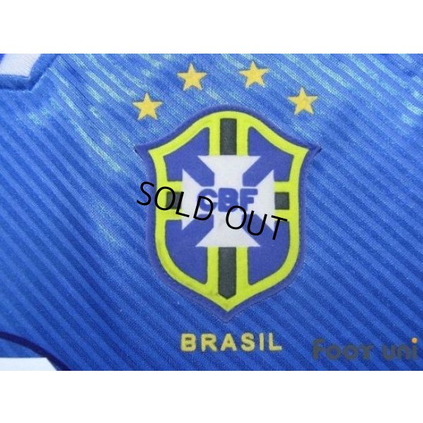 Photo6: Brazil 1995 Away Shirt #16 Leonardo
