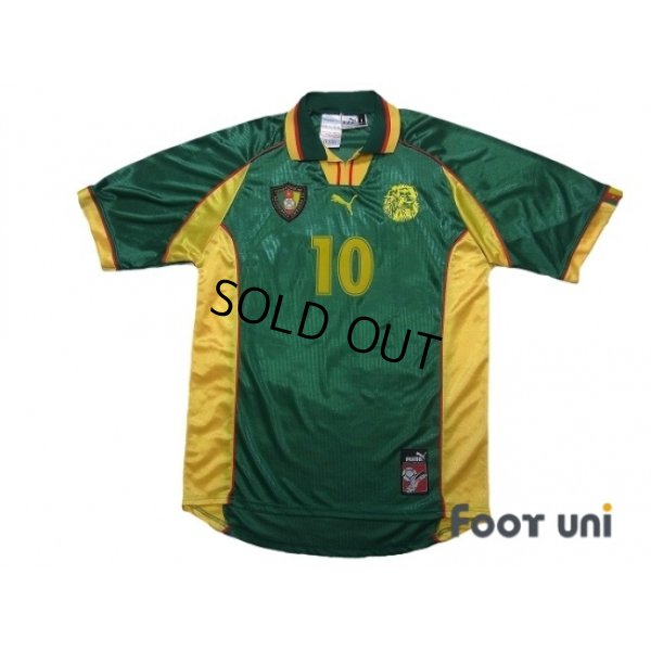 Photo1: Cameroon 1998 Home Shirt #10 Mboma