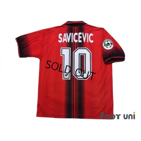 Photo2: AC Milan 1997-1998 4TH Shirt #10 Savicevic Lega Calcio Patch/Badge