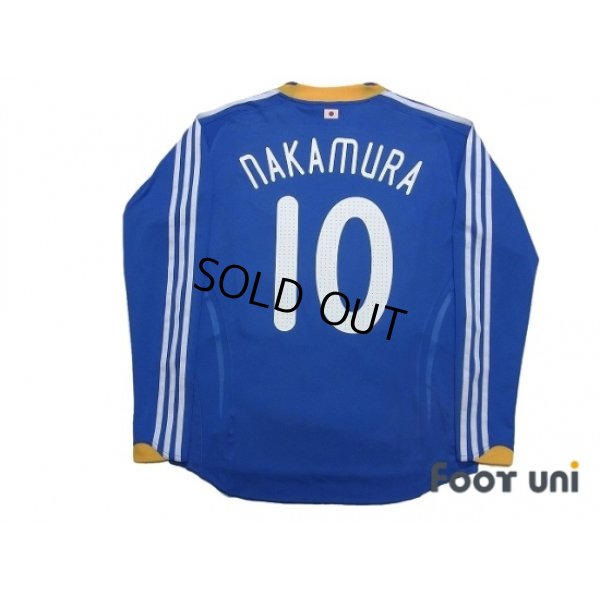 Photo2: Japan 2008 Home Long Sleeve Shirt #10 Nakamura