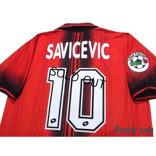 Photo4: AC Milan 1997-1998 4TH Shirt #10 Savicevic Lega Calcio Patch/Badge