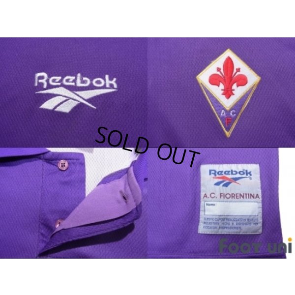 Photo6: Fiorentina 1995-1996 Home Long Sleeve Shirt #9 Batistuta
