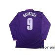 Photo2: Fiorentina 1995-1996 Home Long Sleeve Shirt #9 Batistuta (2)