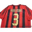 Photo4: AC Milan 2004-2005 Home Shirt #3 Maldini Scudetto Patch/Badge