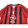 Photo3: AC Milan 2004-2005 Home Shirt #3 Maldini Scudetto Patch/Badge