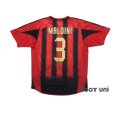 Photo2: AC Milan 2004-2005 Home Shirt #3 Maldini Scudetto Patch/Badge (2)