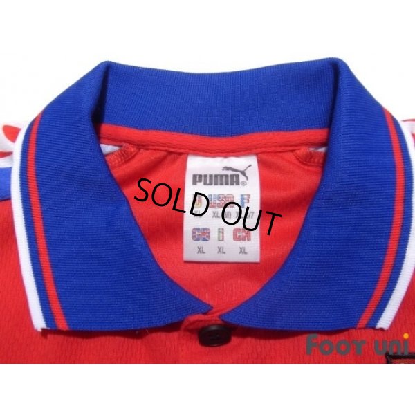 Photo5: Czech Republic 1996 Home Shirt #8 Poborsky UEFA Euro 1996 Patch/Badge UEFA Fair Play Patch/Badge