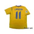 Photo2: Sweden 2006 Home Shirt #11 Larsson FIFA World Cup 2006 Germany Patch/Badge (2)