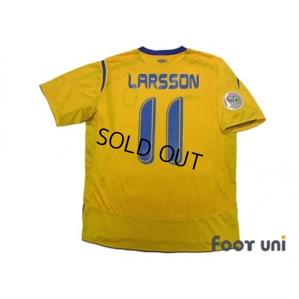 Photo2: Sweden 2006 Home Shirt #11 Larsson FIFA World Cup 2006 Germany Patch/Badge