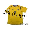 Sweden 2006 Home Shirt #11 Larsson FIFA World Cup 2006 Germany Patch/Badge