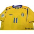 Photo3: Sweden 2006 Home Shirt #11 Larsson FIFA World Cup 2006 Germany Patch/Badge