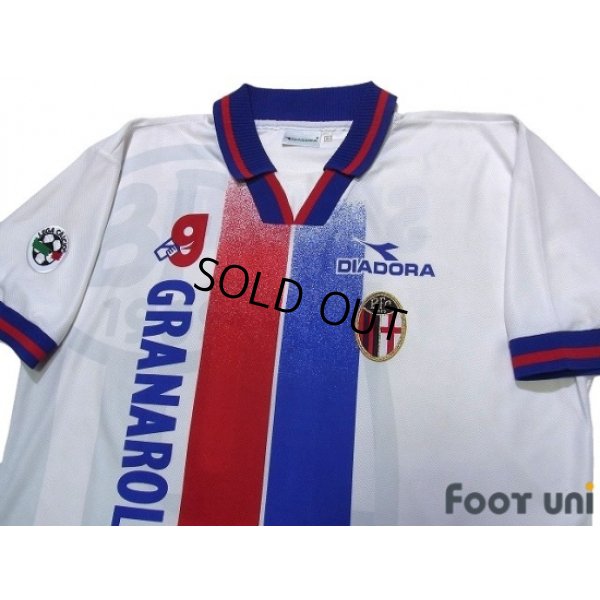 Photo3: Bologna 1998-1999 Away Shirt #10 Signori Lega Calcio Patch/Badge