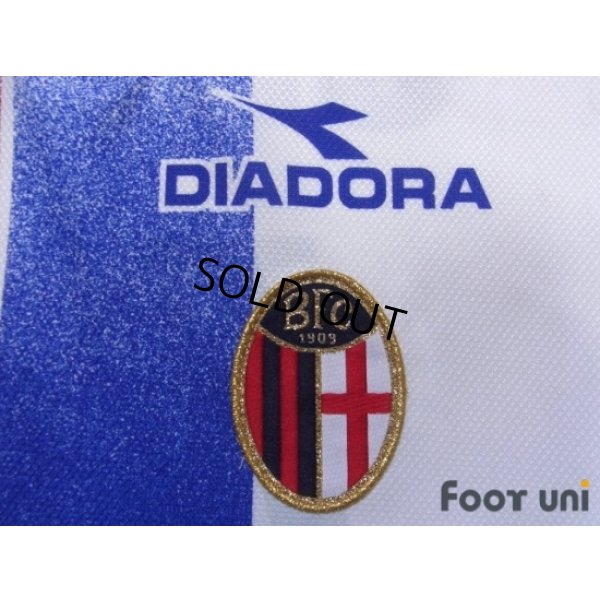 Photo6: Bologna 1998-1999 Away Shirt #10 Signori Lega Calcio Patch/Badge