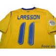 Photo4: Sweden 2006 Home Shirt #11 Larsson FIFA World Cup 2006 Germany Patch/Badge