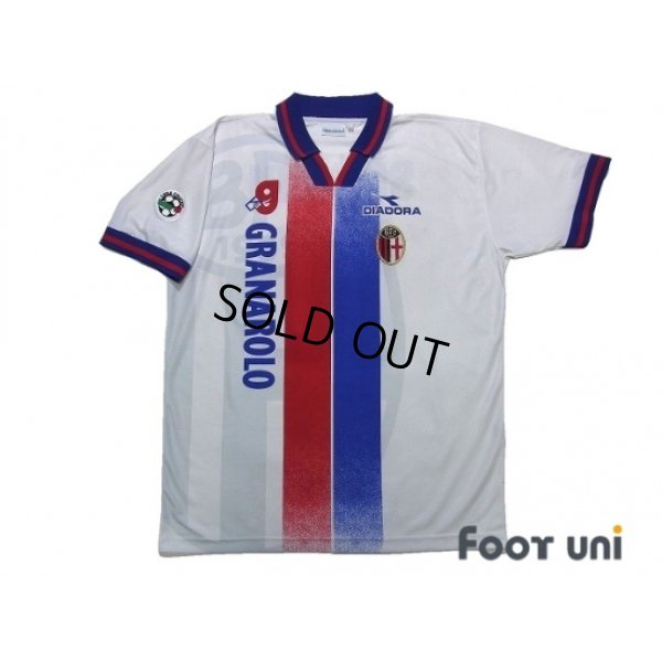 Photo1: Bologna 1998-1999 Away Shirt #10 Signori Lega Calcio Patch/Badge