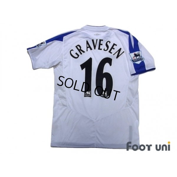 Photo2: Everton 2004-2005 Away Shirt #16 Gravesen BARCLAYS PREMIERSHIP Patch/Badge