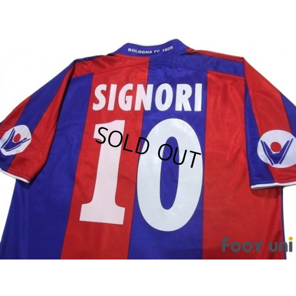 Photo4: Bologna 2003-2004 Home Shirt #10 Signori