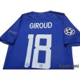 Photo4: Chelsea 2017-2018 Home Shirt #18 Olivier Giroud Champions League Patch/Badge Respect Patch/Badge