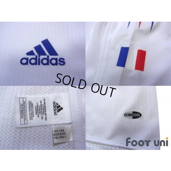 Photo8: France 2004 Away Authentic Long Sleeve Shirt #7 Pires