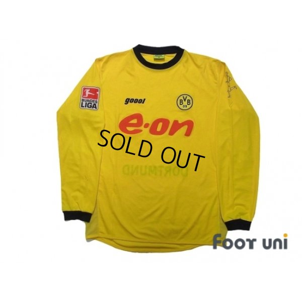 Photo1: Borussia Dortmund 2003-2004 Home Long Sleeve Shirt Bundesliga Patch/Badge