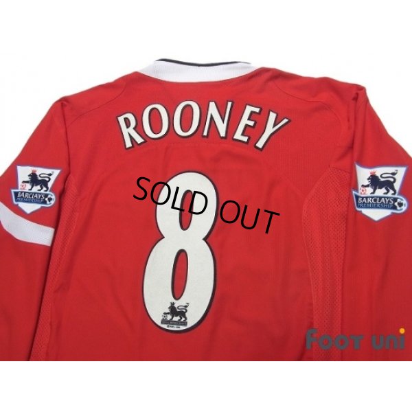 Photo4: Manchester United 2004-2006 Home Long Sleeve Shirt #8 Rooney BARCLAYS PREMIERSHIP Patch/Badge
