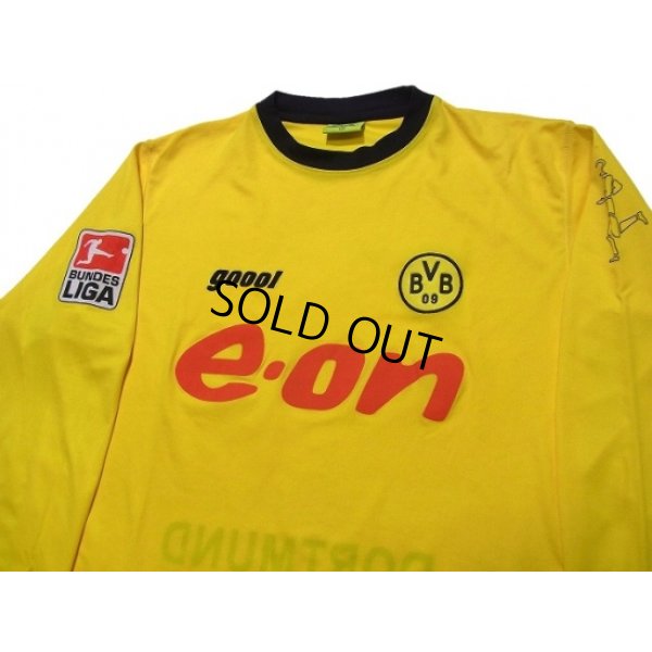Photo3: Borussia Dortmund 2003-2004 Home Long Sleeve Shirt Bundesliga Patch/Badge