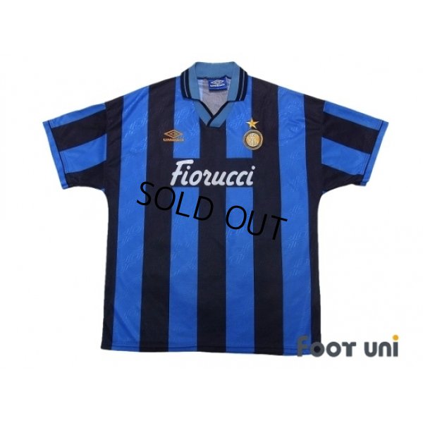Photo1: Inter Milan 1994-1995 Home Shirt