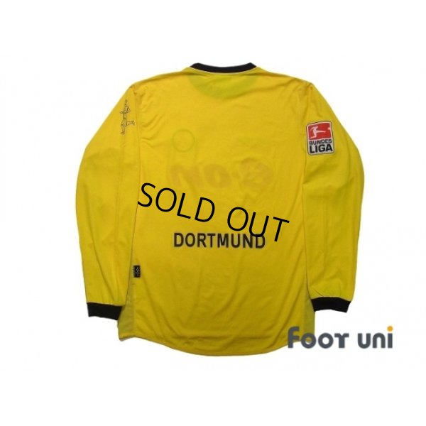 Photo2: Borussia Dortmund 2003-2004 Home Long Sleeve Shirt Bundesliga Patch/Badge