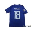 Photo2: Chelsea 2017-2018 Home Shirt #18 Olivier Giroud Champions League Patch/Badge Respect Patch/Badge (2)