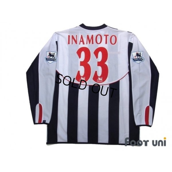 Photo2: West Bromwich Albion 2004-2005 Home Long Sleeve Shirt #33 Inamoto BARCLAYS PREMIERSHIP Patch/Badge